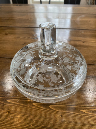 Chantilly Covered Candy Dish by Cambridge