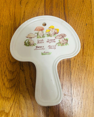 Vintage Mushroom Spoon Rest