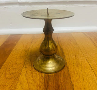 Brass Pedestal Candle Holder