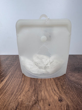 Clear Silicone Snap Close Bags - Small