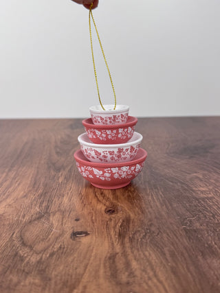 3" Miniature Bowl Stack Ornament – Gooseberry