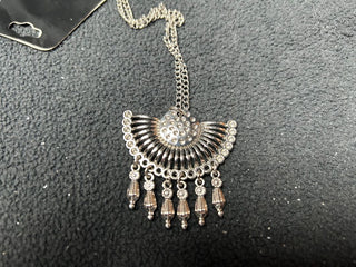 Fan Style Long Chain Necklace