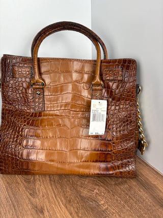 Authentic Micheal Kors Alligator Embossed Leather Hamilton Purse (New with Tags