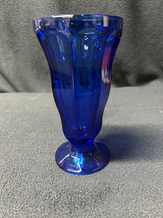 Soda Tumbler Sundae Glass-Cobalt Blue