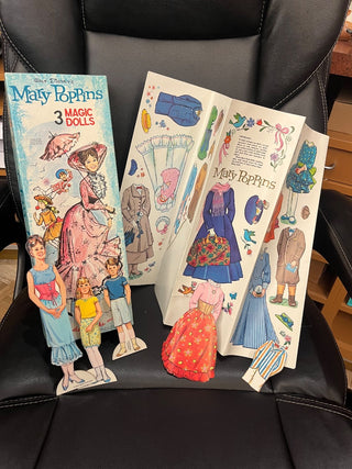 Disney Mary P. '64 Magic Paper Doll Set + Box