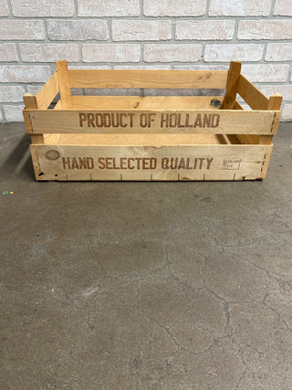 Wooden Bulb Crate (Product of Holland)