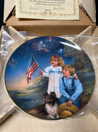 Star Spangled Sky-Plate 1985