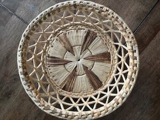 Basket 12" Round Two Toned