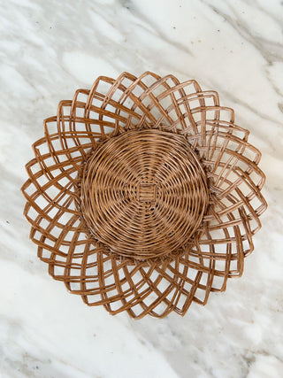 Woven Wicker Bread Basket