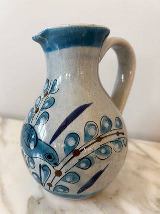 Hand-Painted Tonala Pottery Pitcher