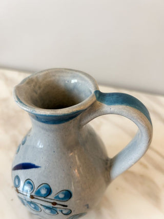 Hand-Painted Tonala Pottery Pitcher