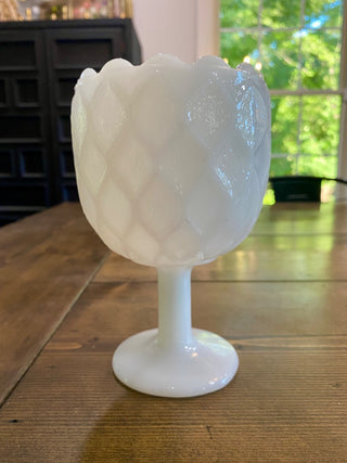 Milk Glass Goblet