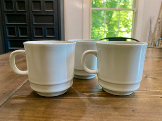 3pc Stoneware Japan Mugs