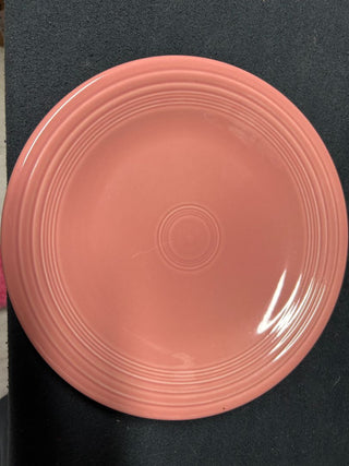Pink Fiestaware Dinner Plate