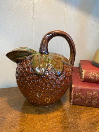 Majolica Berry Pitcher