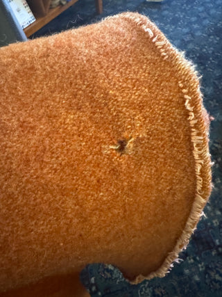 Orange Wool Blanket AS IS 56x68