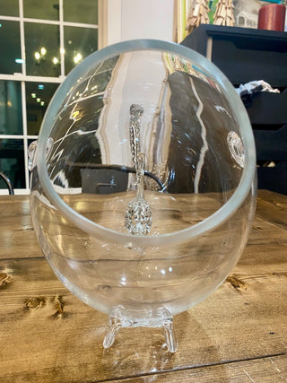 Blown Glass Fish Vase