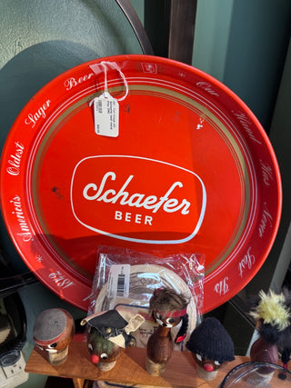 Schaefer beer metal tray DNC