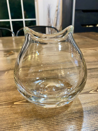 Blown Glass Bulbous Vase