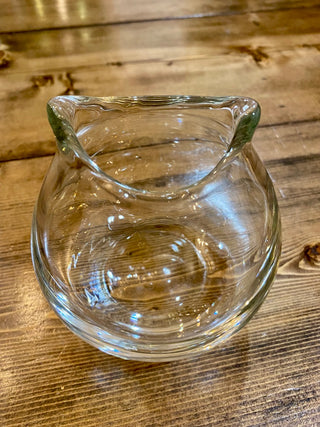 Blown Glass Bulbous Vase