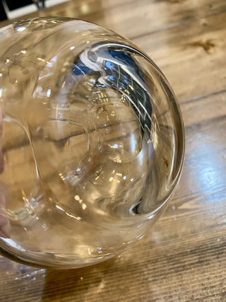 Blown Glass Bulbous Vase