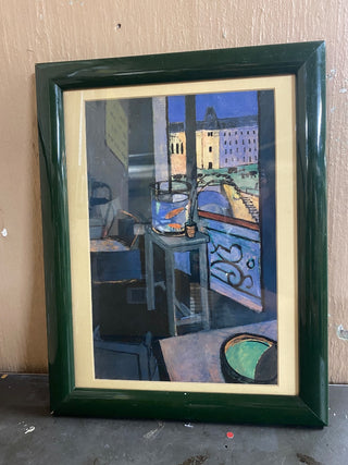 Henri Matisse Life and Spirit in Forest Green Frame