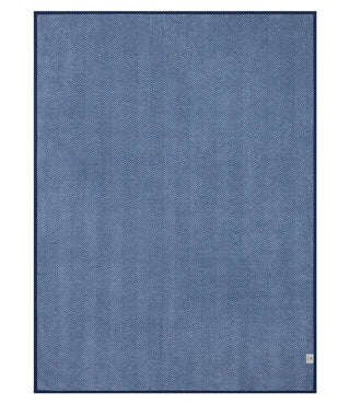 Harborview Herringbone Navy Blanket