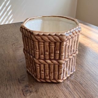 1977 Ceramic Bamboo Planter
