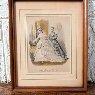 "Mode de Paris" French Fashion Print