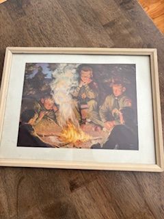 Vintage Boy Scout Framed Print