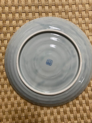 Chinese Platter Blue and White 10"