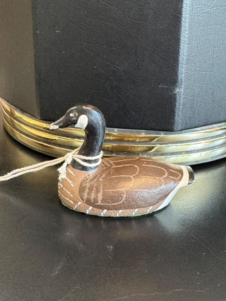 Vintage made and hand painted in USA Duck  paper weight