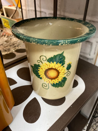 Sunflower Ceramic Flower Vase