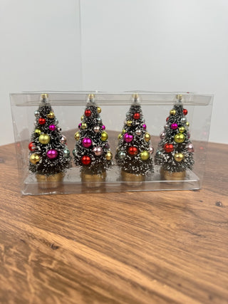 Boxed Set of 4 Sisel Trees - 4" Tall
