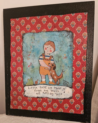 What Little Boys are Made Of Print by Barbara Olson