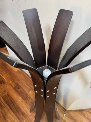 MCM Wood floor lamp