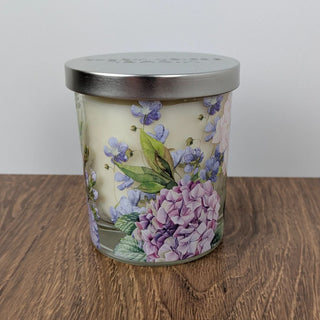Wild Hydrangea Candle Jar with Lid | Michael Design Works