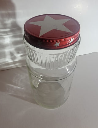 Maxwell House white star jar