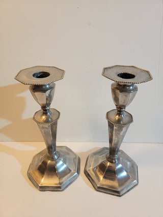 Pair H.G. Webster candlesticks (must sell as a set of 2)