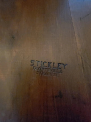 1950’s Leopold Stickley cobbler’s bench coffee table (cherry & pine) (48” x 16” x 16”)