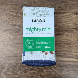 13" x 13" Eco Friendly Mighty Minis Towel Set - Serenity Floral