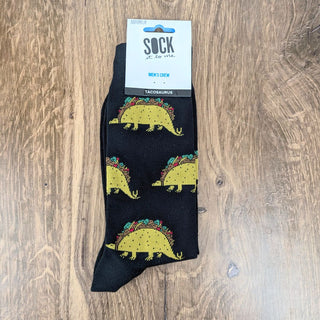 Men's Crew: Tacosaurus | Novelty Socks