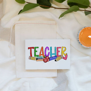 Teacher Love Wooden Sign