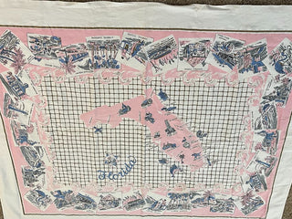 VTG Florida '50s Tablecloth