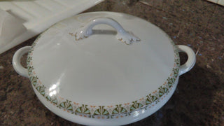 A.P. Bristol Austria 1930's Round Serving Dish Tureen W/Lid Rare Find