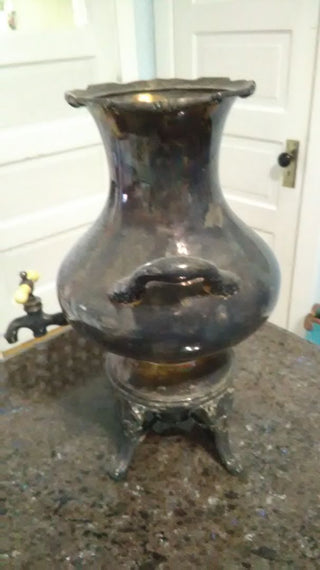 Antique Silver Plate Coffee Pot no lid