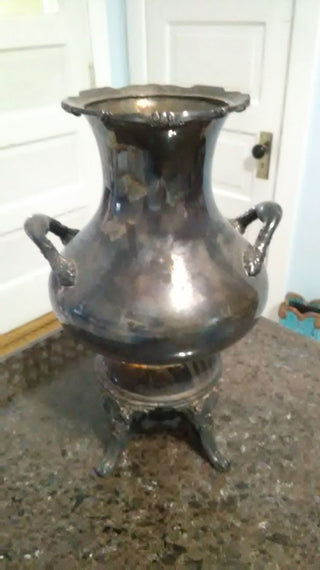 Antique Silver Plate Coffee Pot no lid