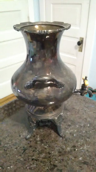 Antique Silver Plate Coffee Pot no lid