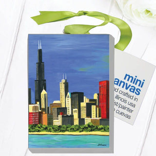 Willis Tower, Chicago, Mini Canvas Ornament