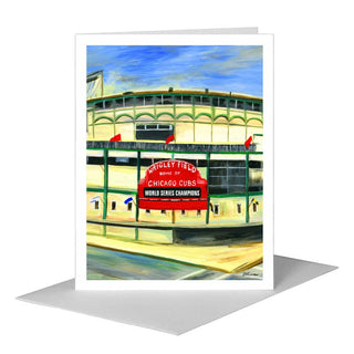 Wrigley Field Greeting Card